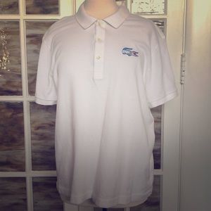 White Lacoste Polo
